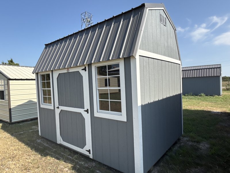 Painted - SIDE LOFTED BARN 8x12
